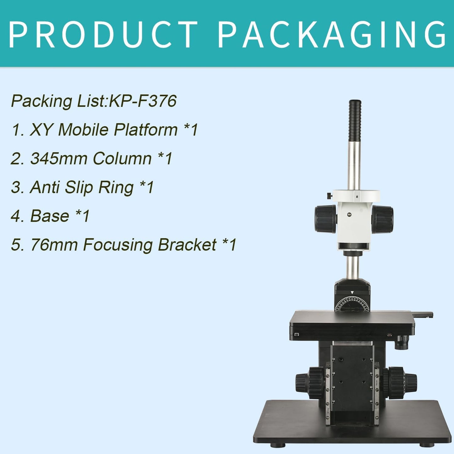 X/Y/Z Adjustable Microscope Stand 76mm