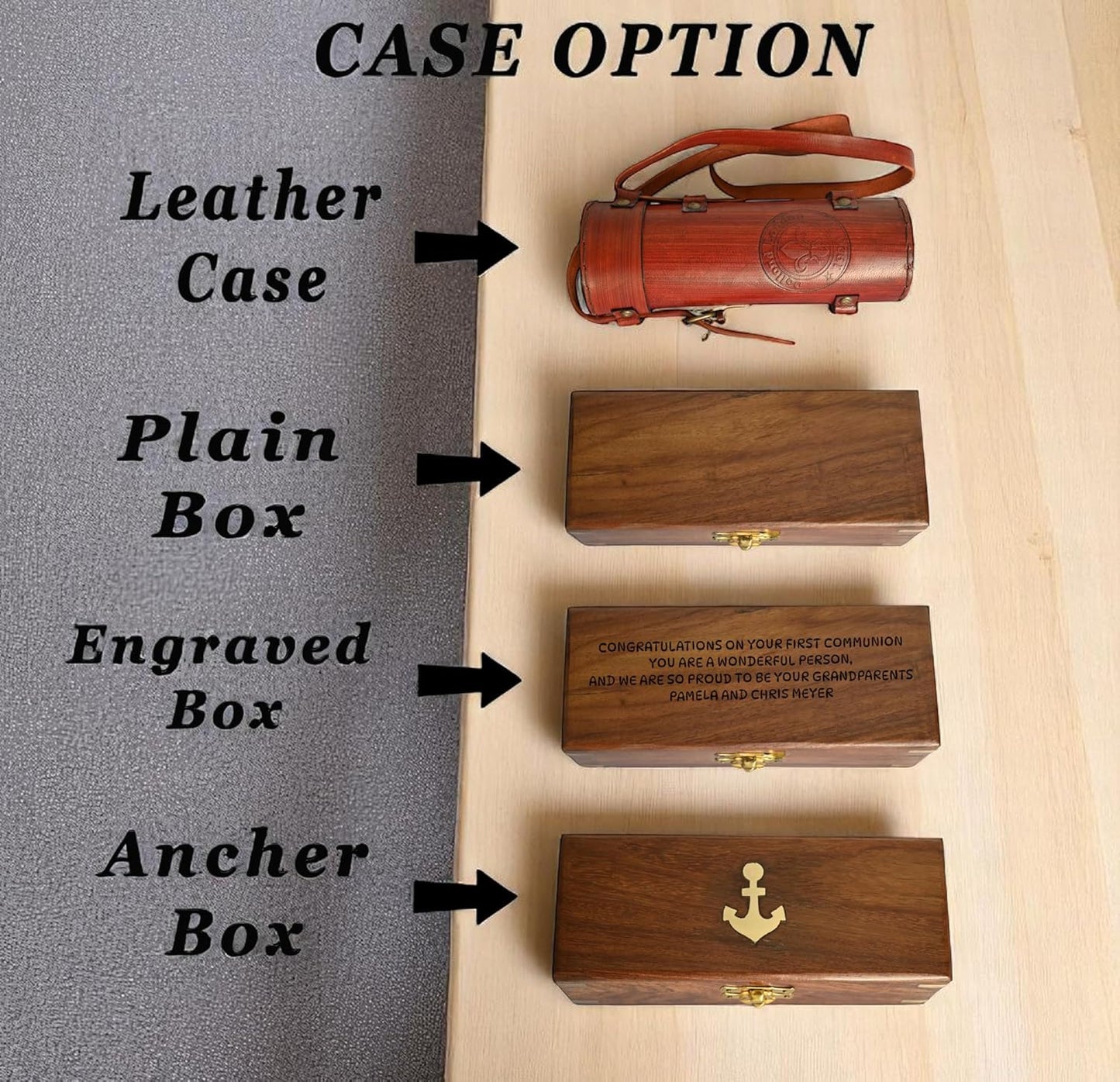 Personalized Brass Nautical Spyglass