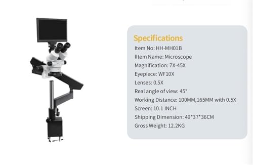 MS01B Jewelry Microscope 7-45X