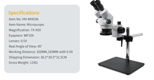 MS01B Jewelry Microscope 7-45X
