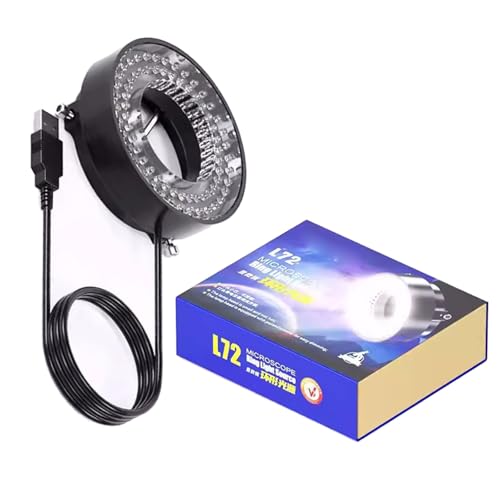 USB LED Ring Light for Microscopes