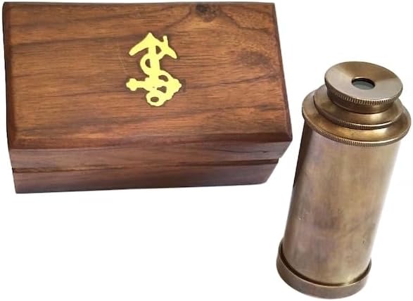 Elegant Hub Brass Telescope