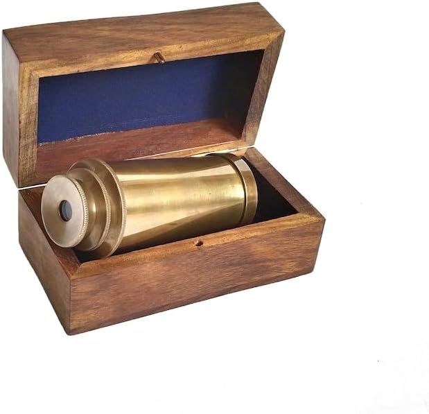 Elegant Hub Brass Telescope