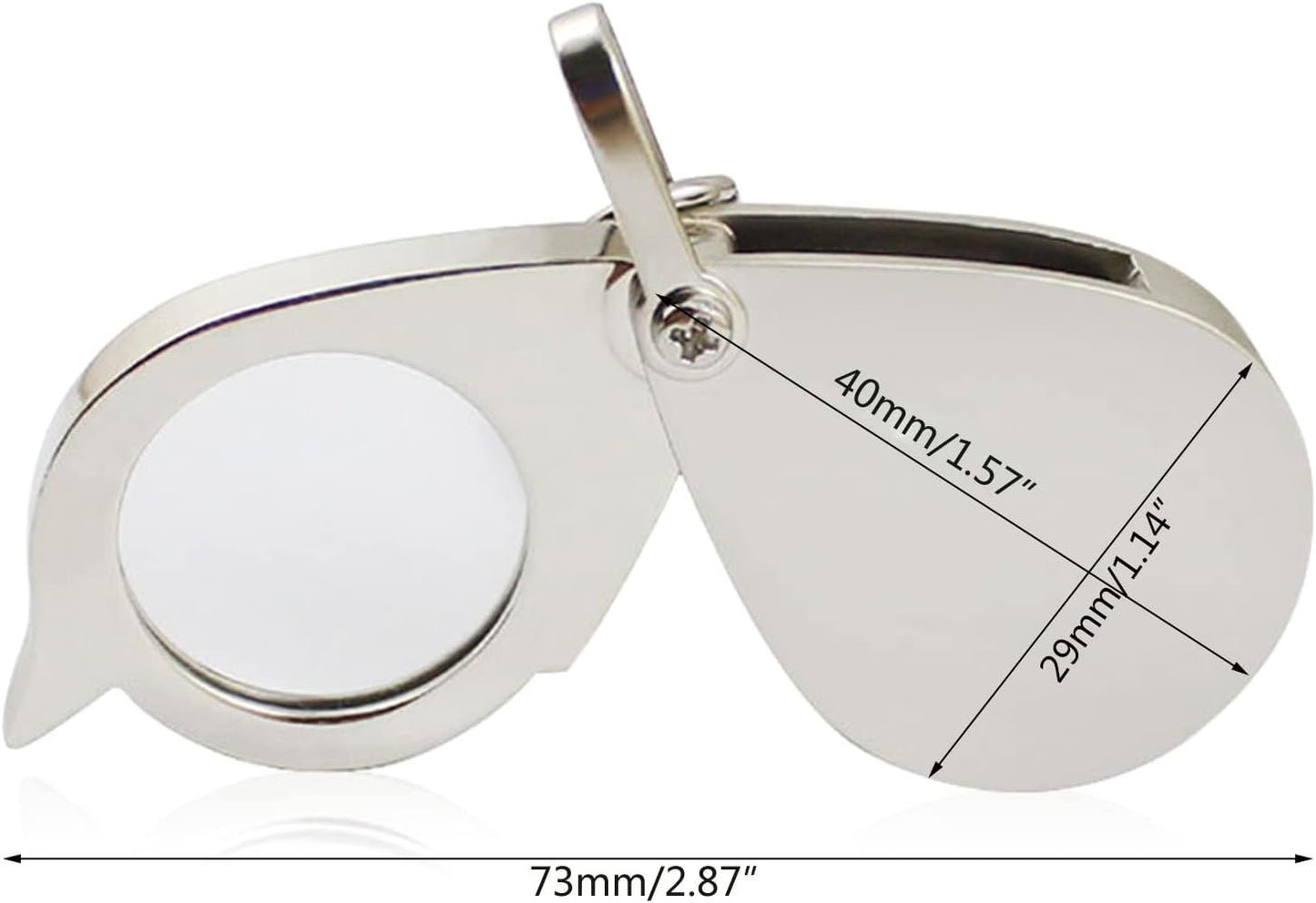 15X Pocket Magnifier with Keychain