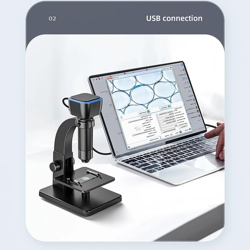 2000x Microscope Computer with Magnifying Glass