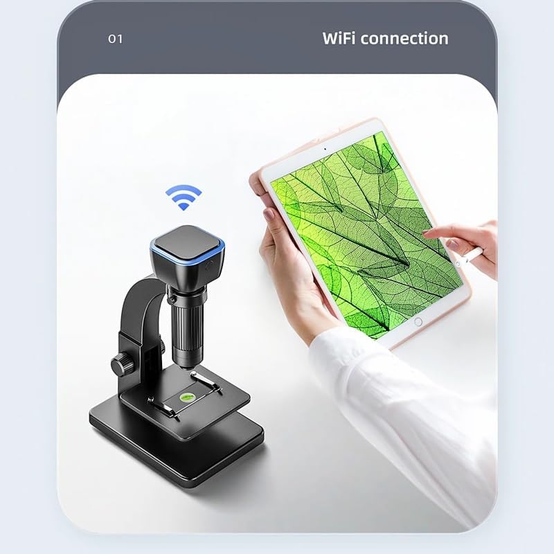 2000x Microscope Computer with Magnifying Glass