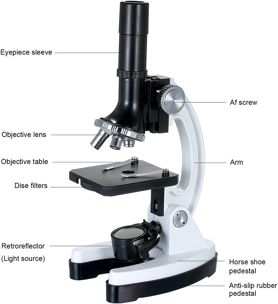 HM1200 Trinocular Metal Microscope 100X-1200X