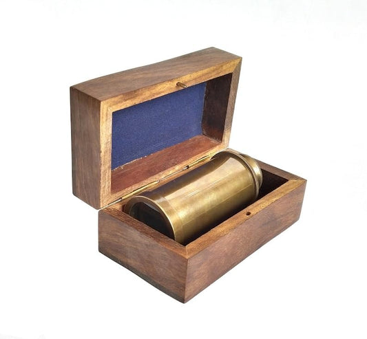 Elegant Hub Brass Telescope