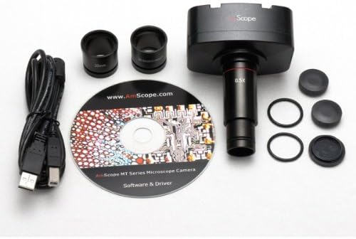 AmScope T490A-5MA Microscope 40X-1600X