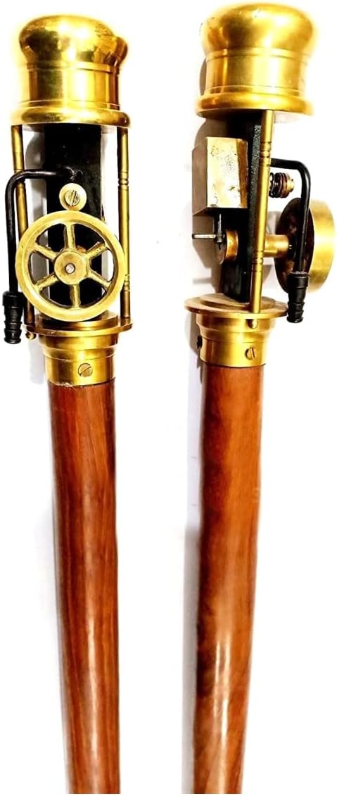 Antique Brass Steam Engine Spyglass