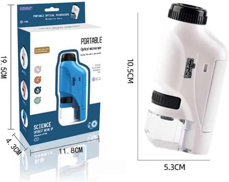 RIIPOO Pocket Kids Microscope 60X-120X