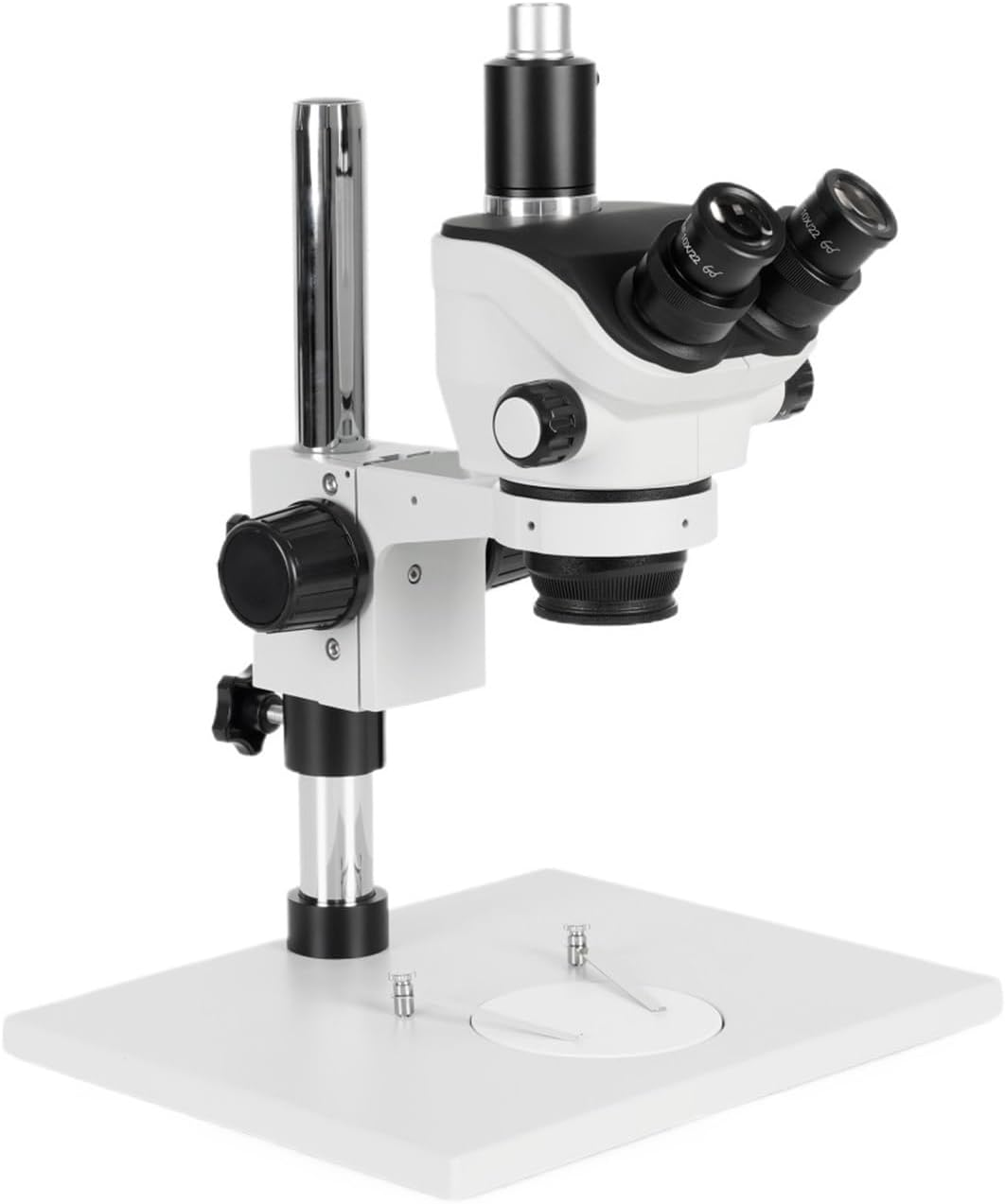 Simul-Focal Trinocular Microscope 7X-50X