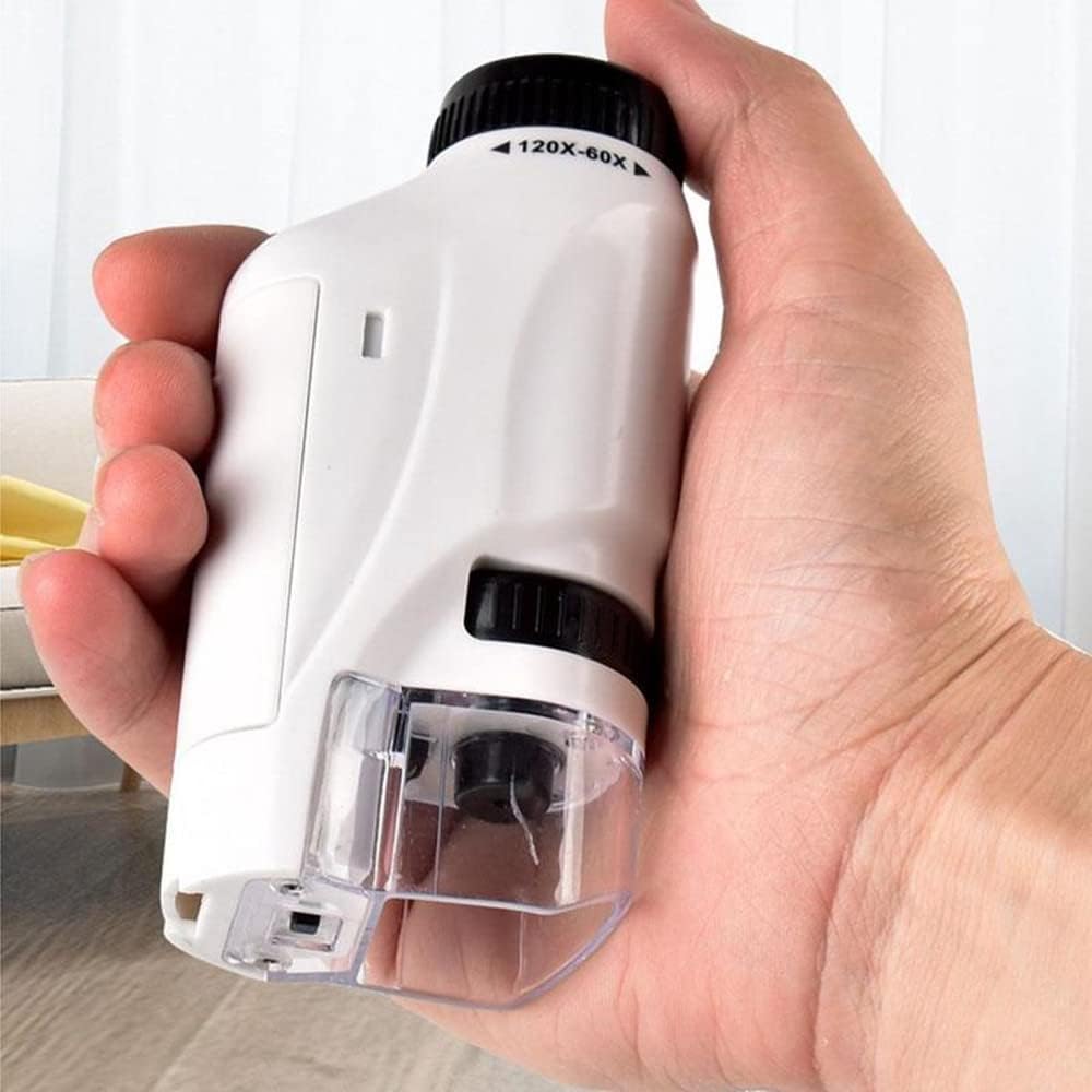 RIIPOO Pocket Kids Microscope 60X-120X