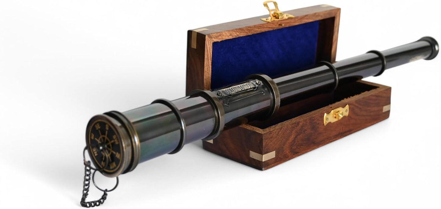 Personalized Brass Nautical Spyglass