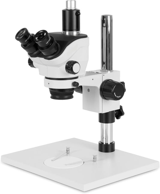 Simul-Focal Trinocular Microscope 7X-50X