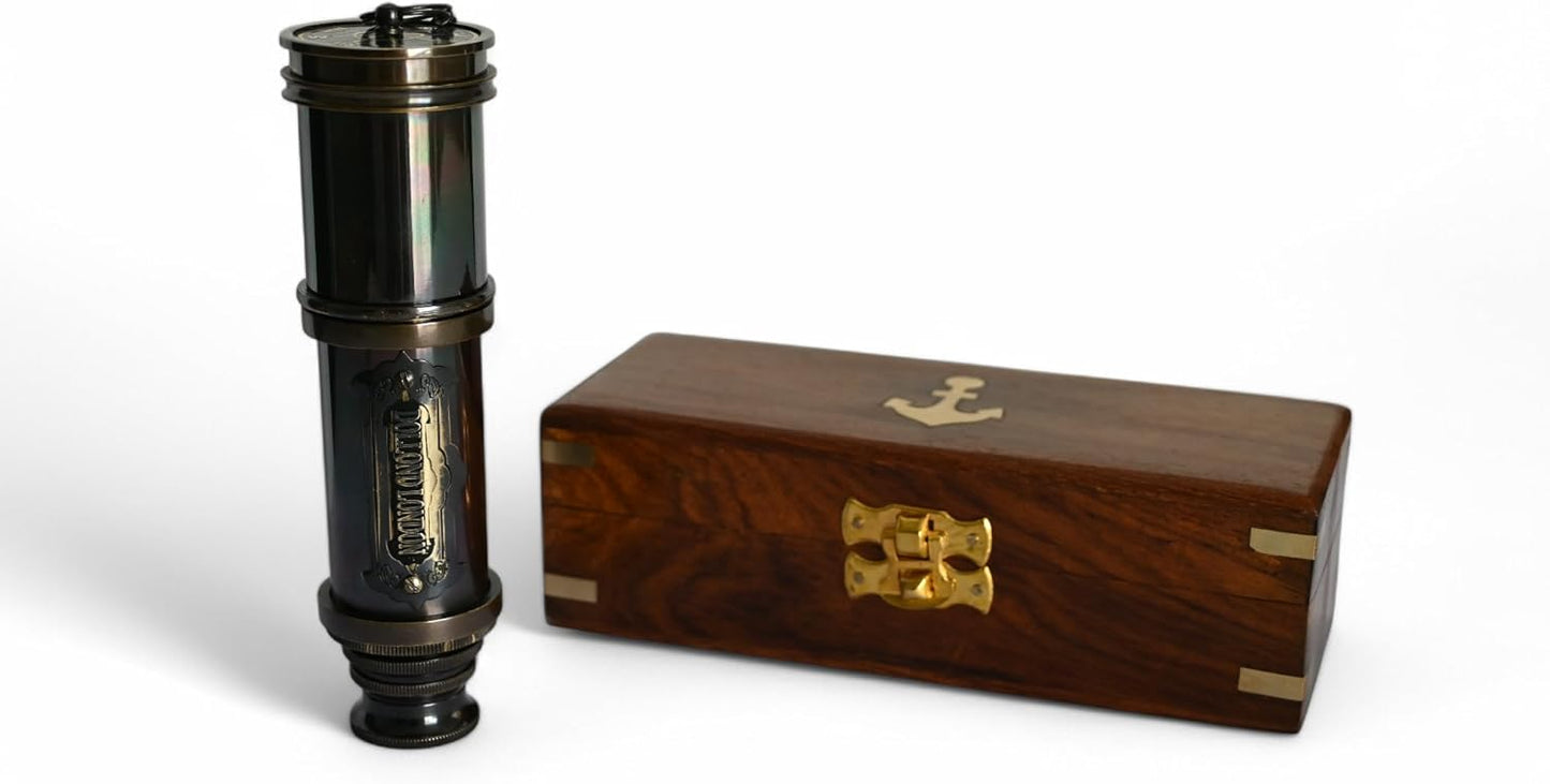 Personalized Brass Nautical Spyglass