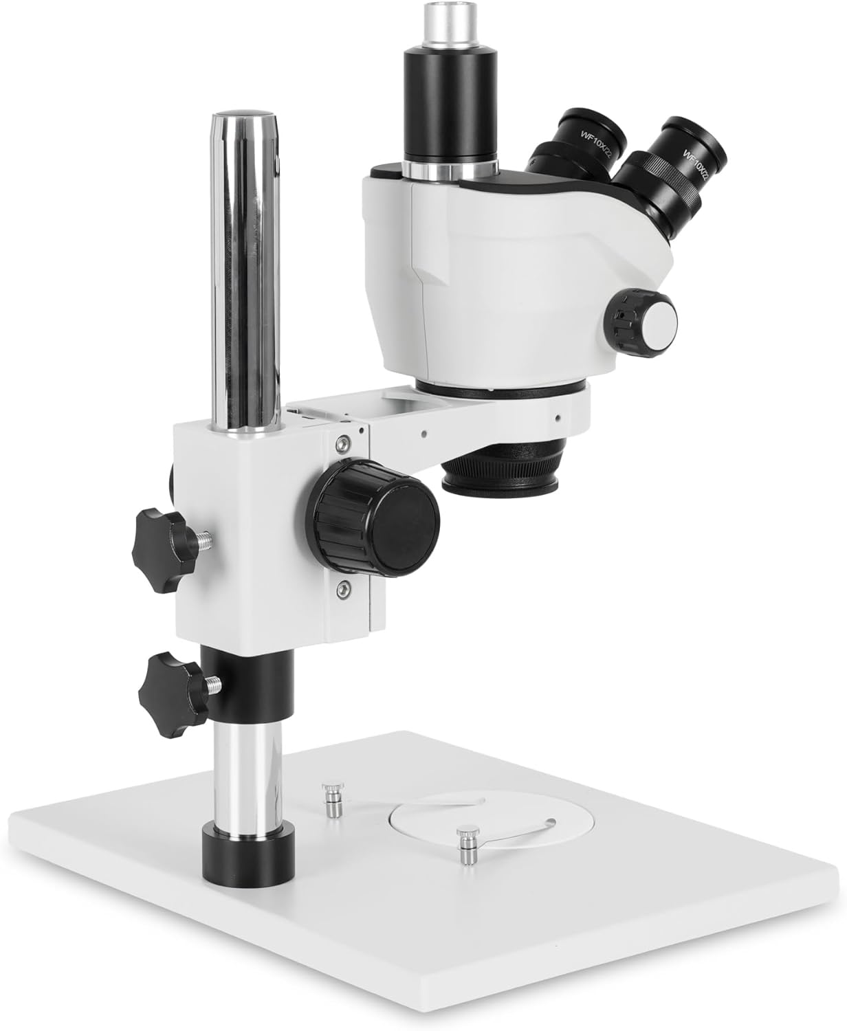 Simul-Focal Trinocular Microscope 7X-50X