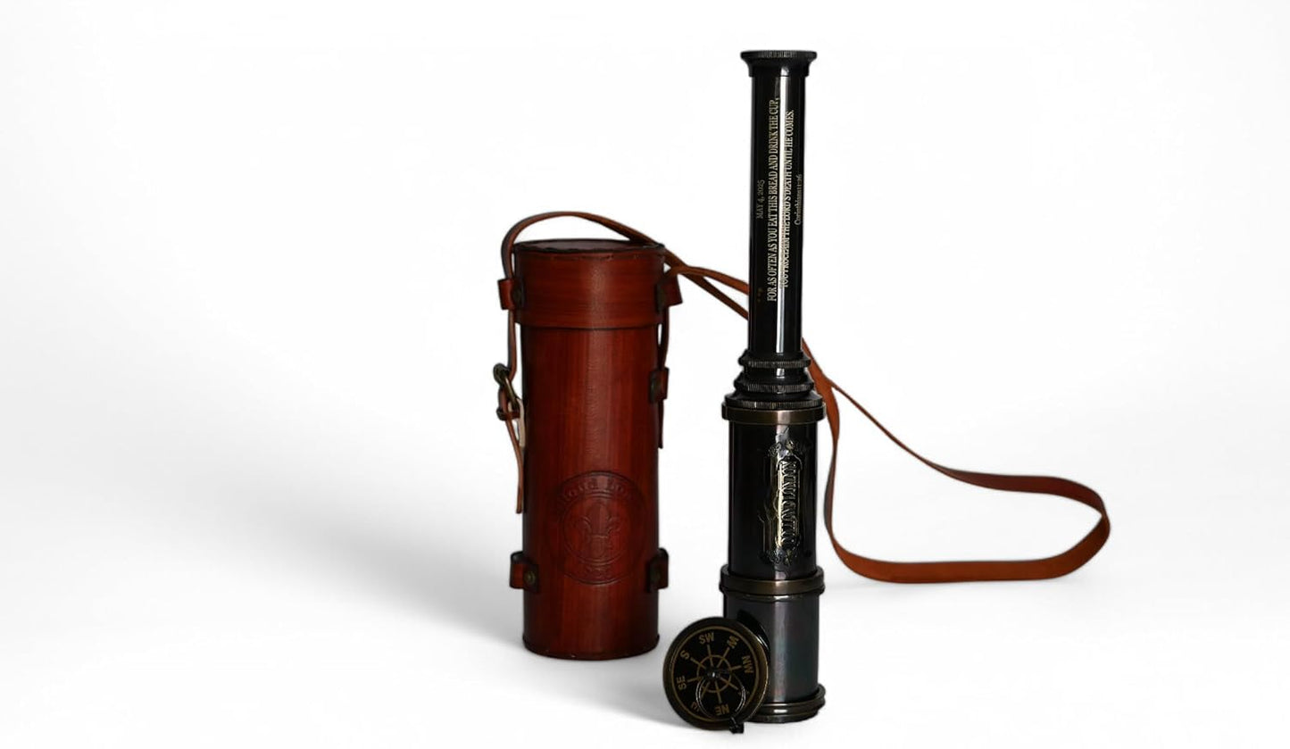 Personalized Brass Nautical Spyglass