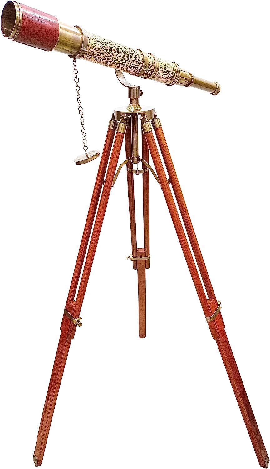 Handmade Brass Nautical Telescope