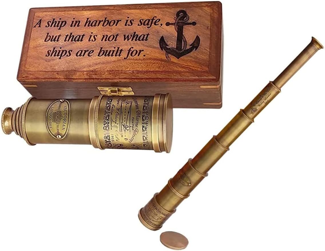 14x Vintage Pirate Spyglass