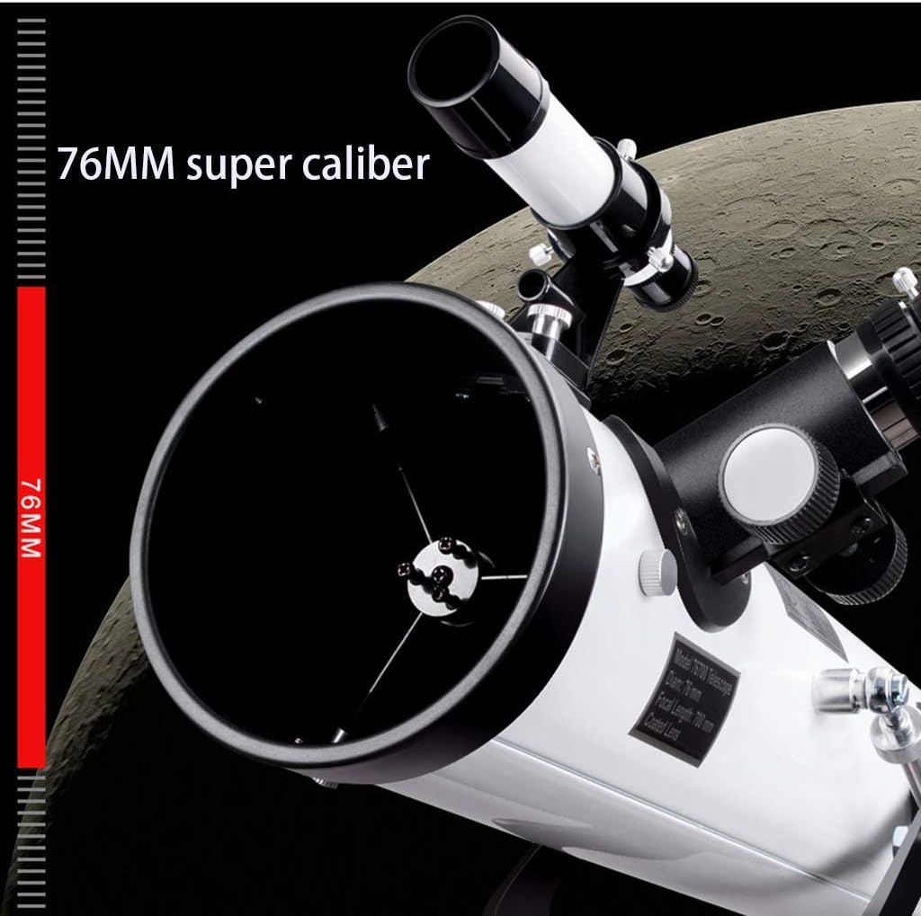 76mm Kids Reflector Telescope – White