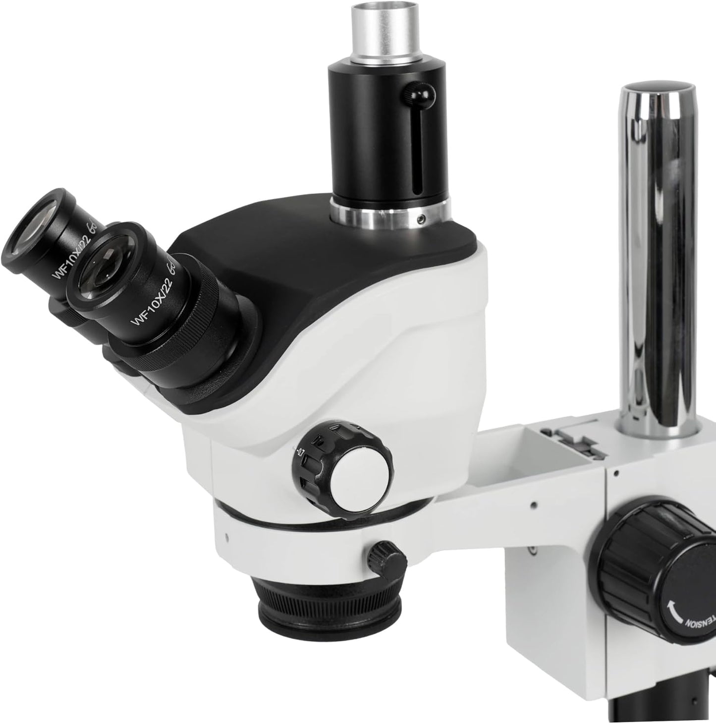 Simul-Focal Trinocular Microscope 7X-50X