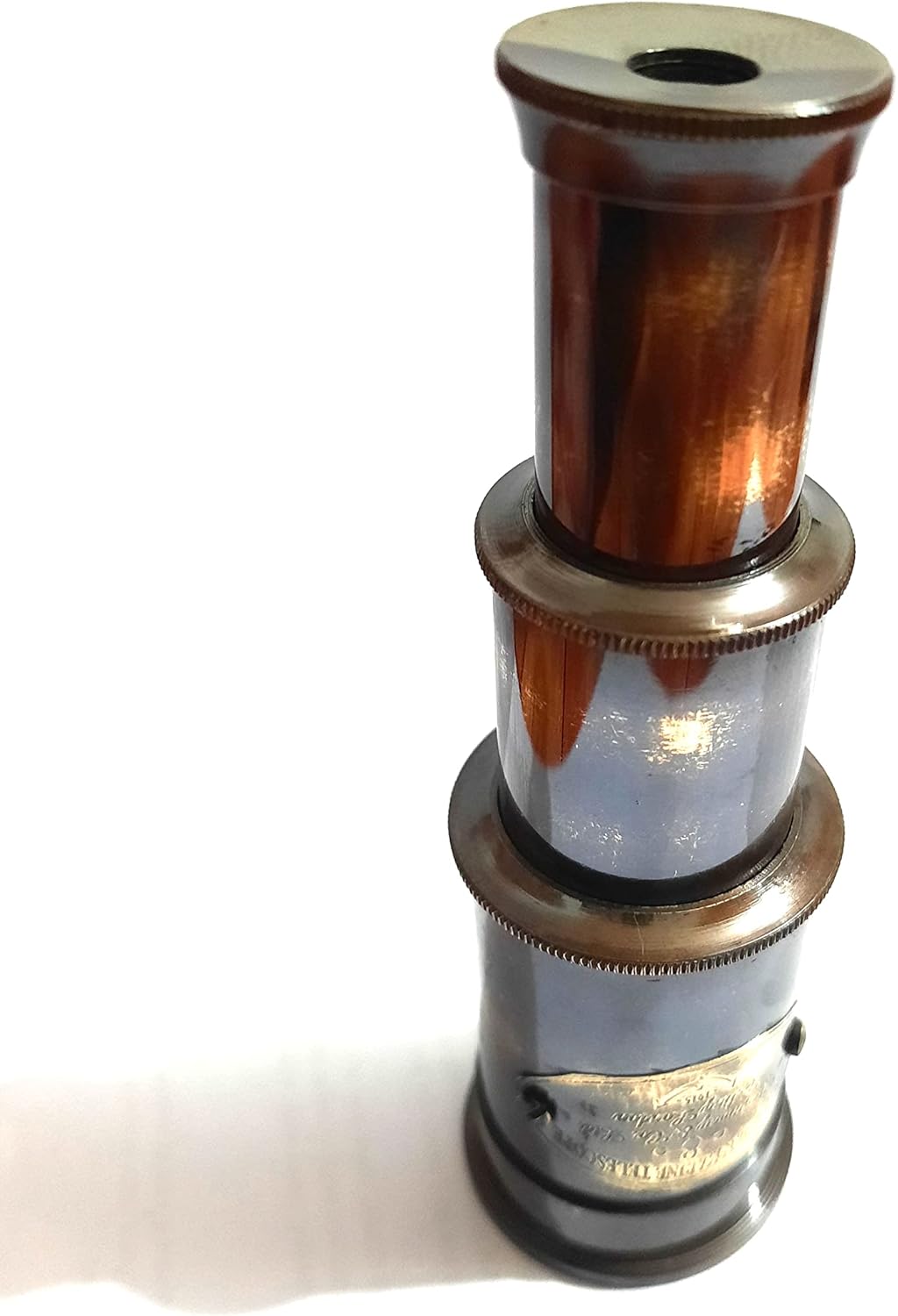 Brass Spyglass Telescope with Box