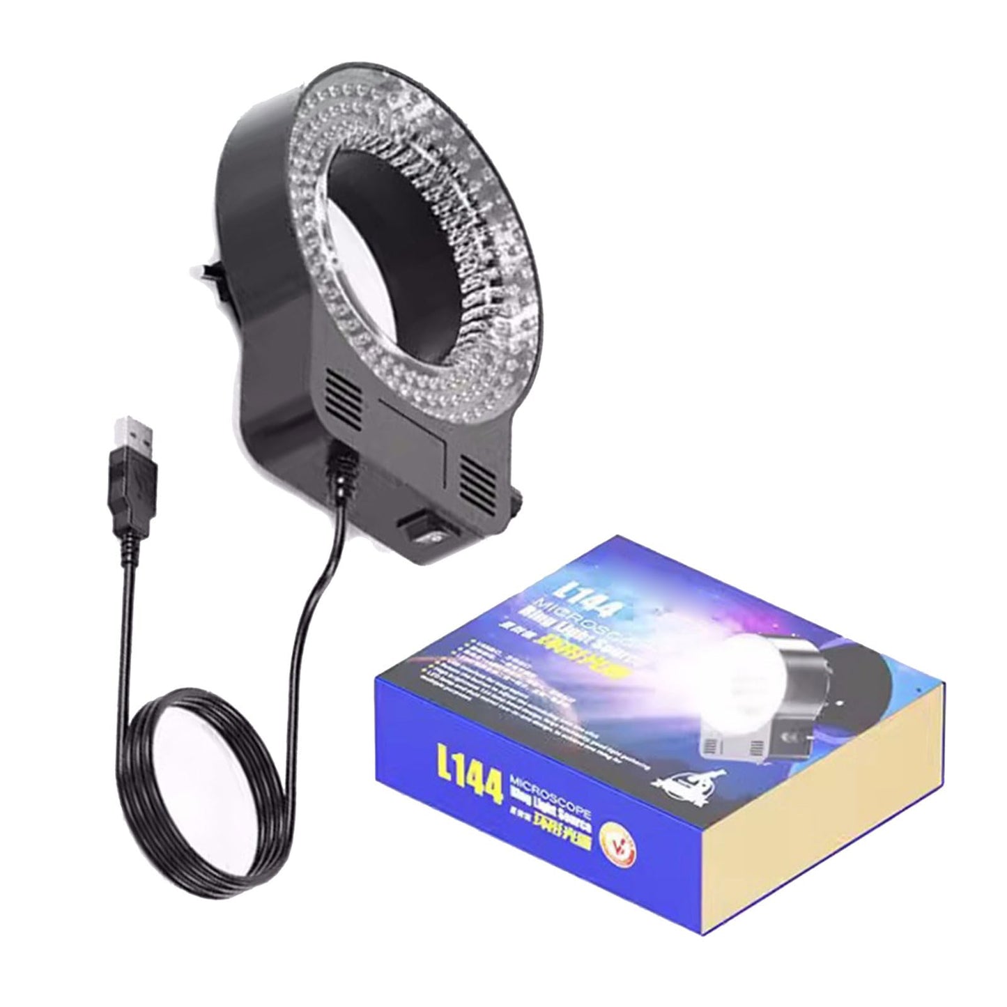USB LED Ring Light for Microscopes