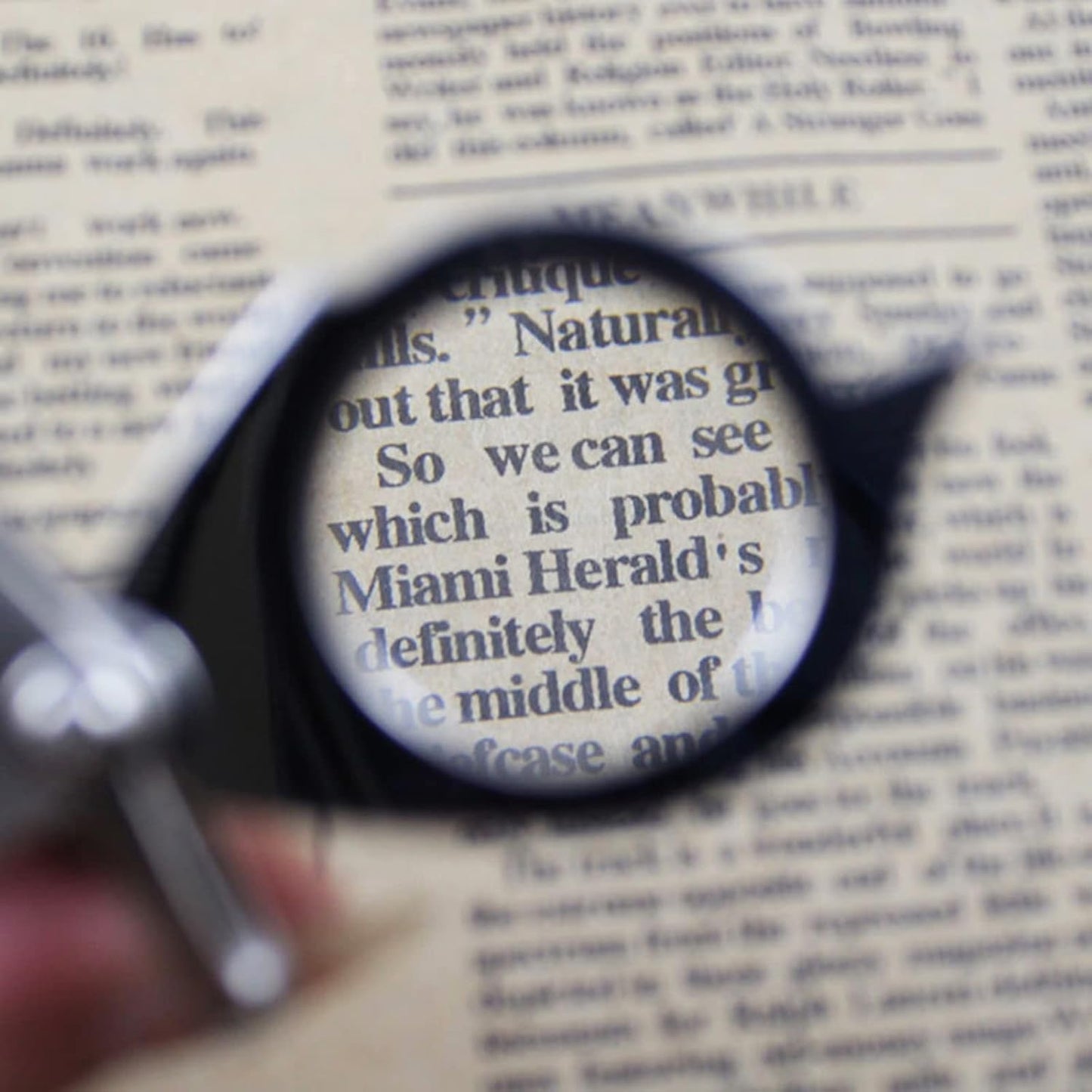 15X Pocket Magnifier with Keychain