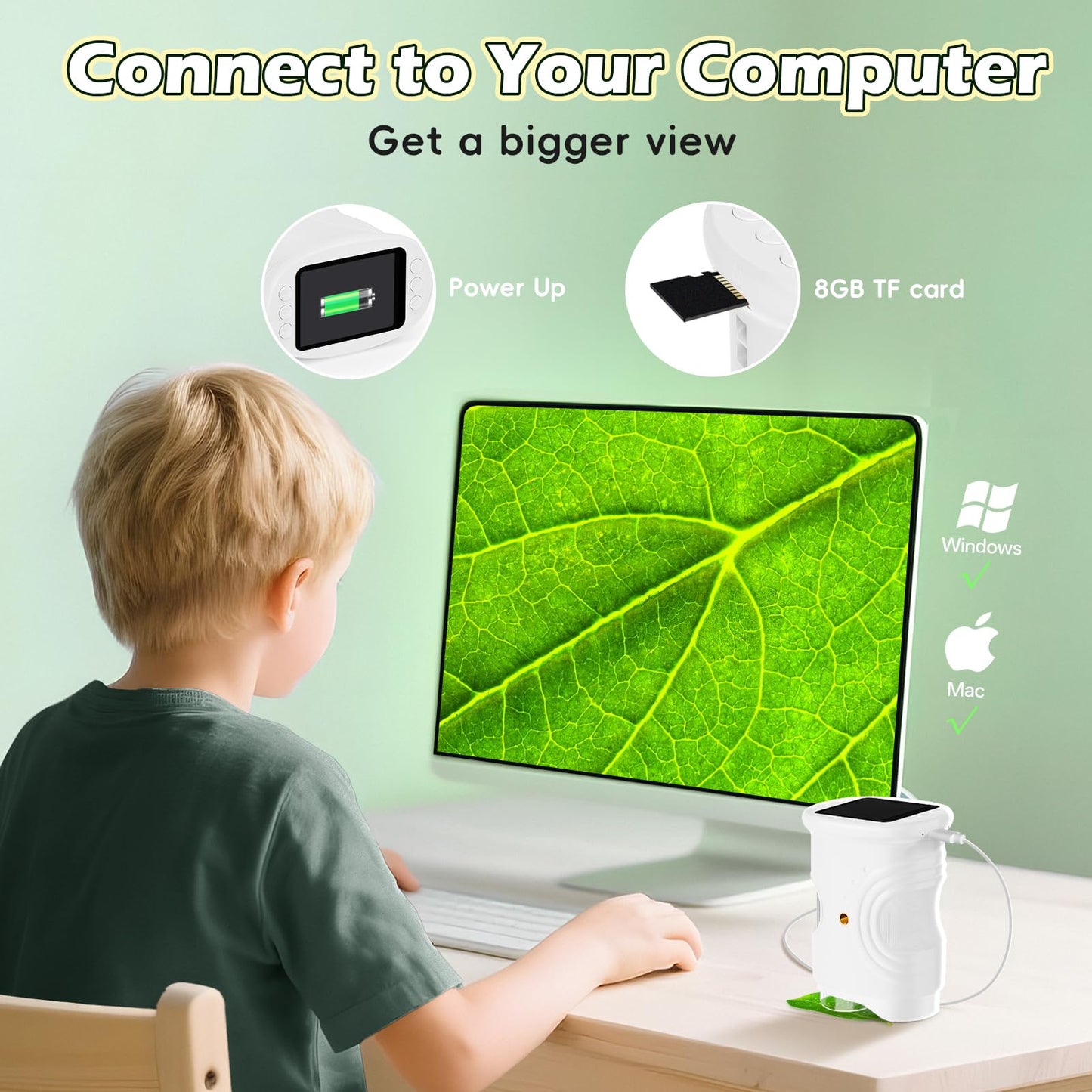 Kids 1000X Digital Pocket Microscope