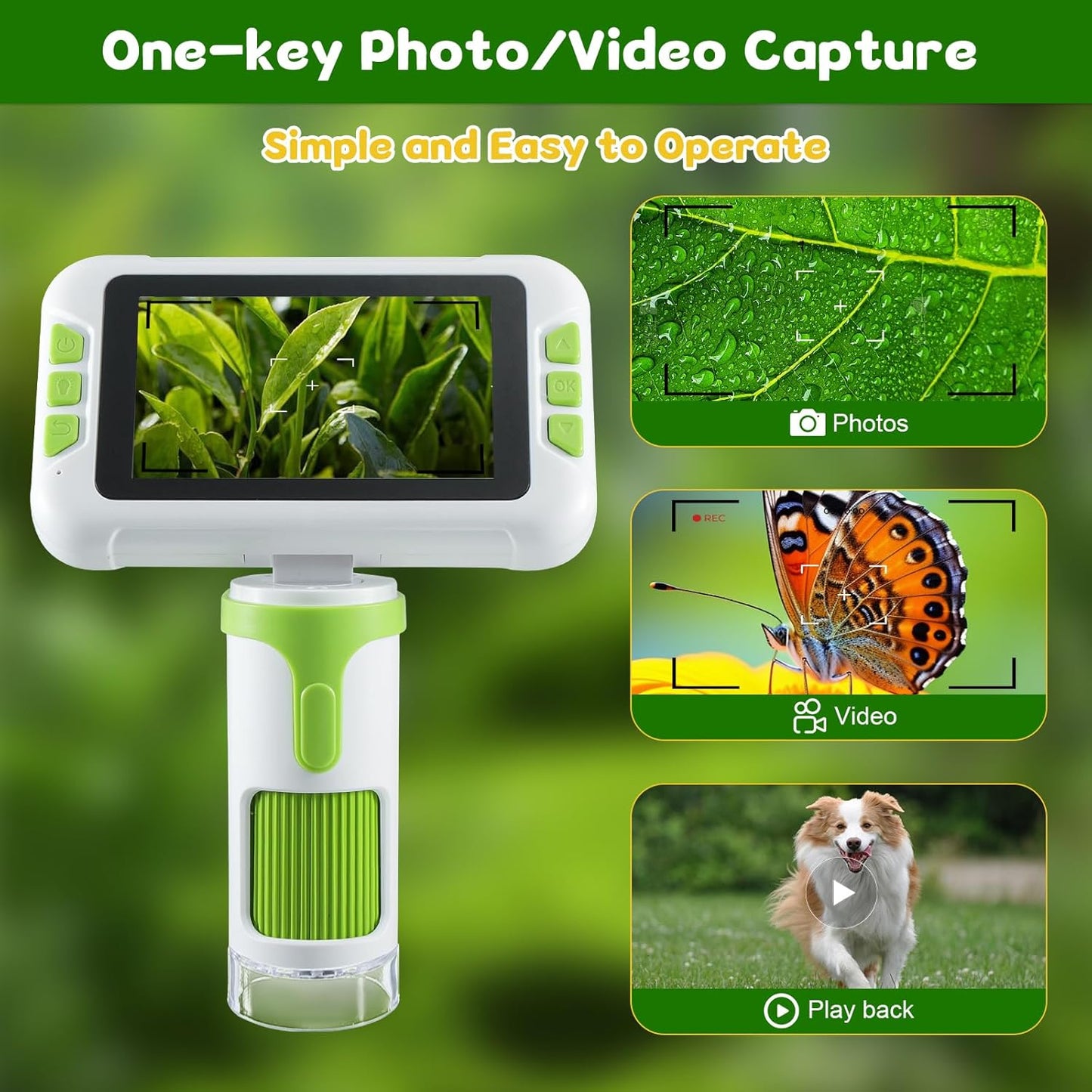 1600X Kids Digital Microscope