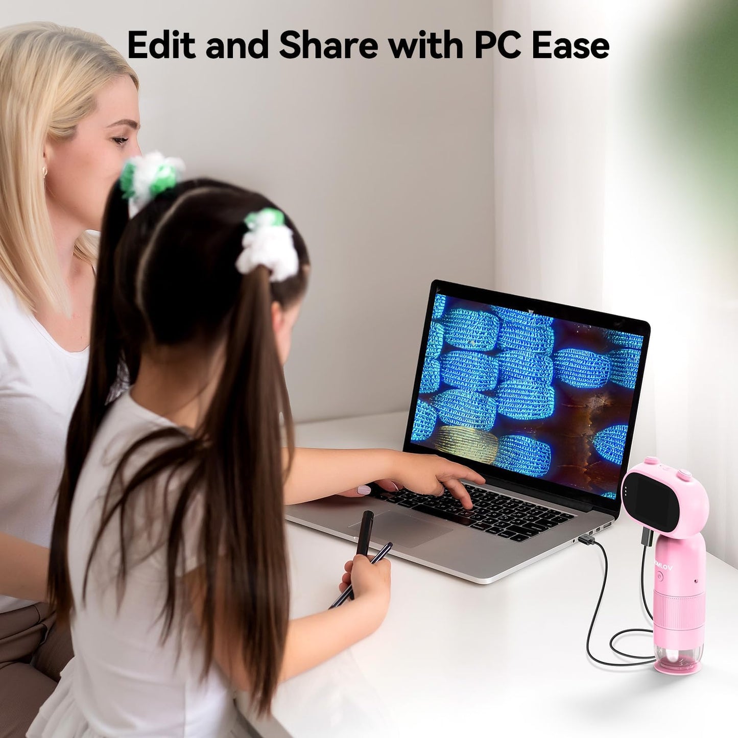 TOMLOV P30 1000X Kids Microscope