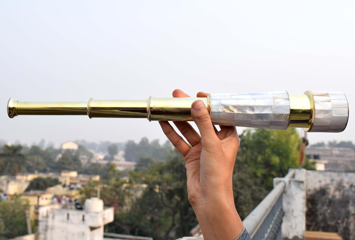 Pirate Brass Collapsible Monocular