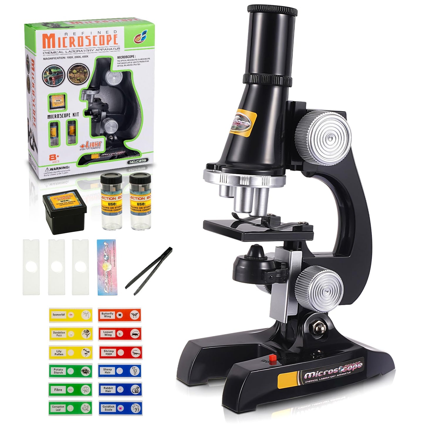 Kids Beginner Microscope Kit