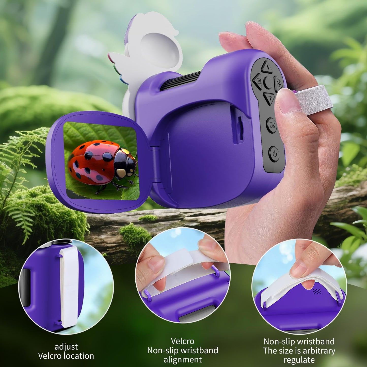 1600X Kids Digital Microscope – Green