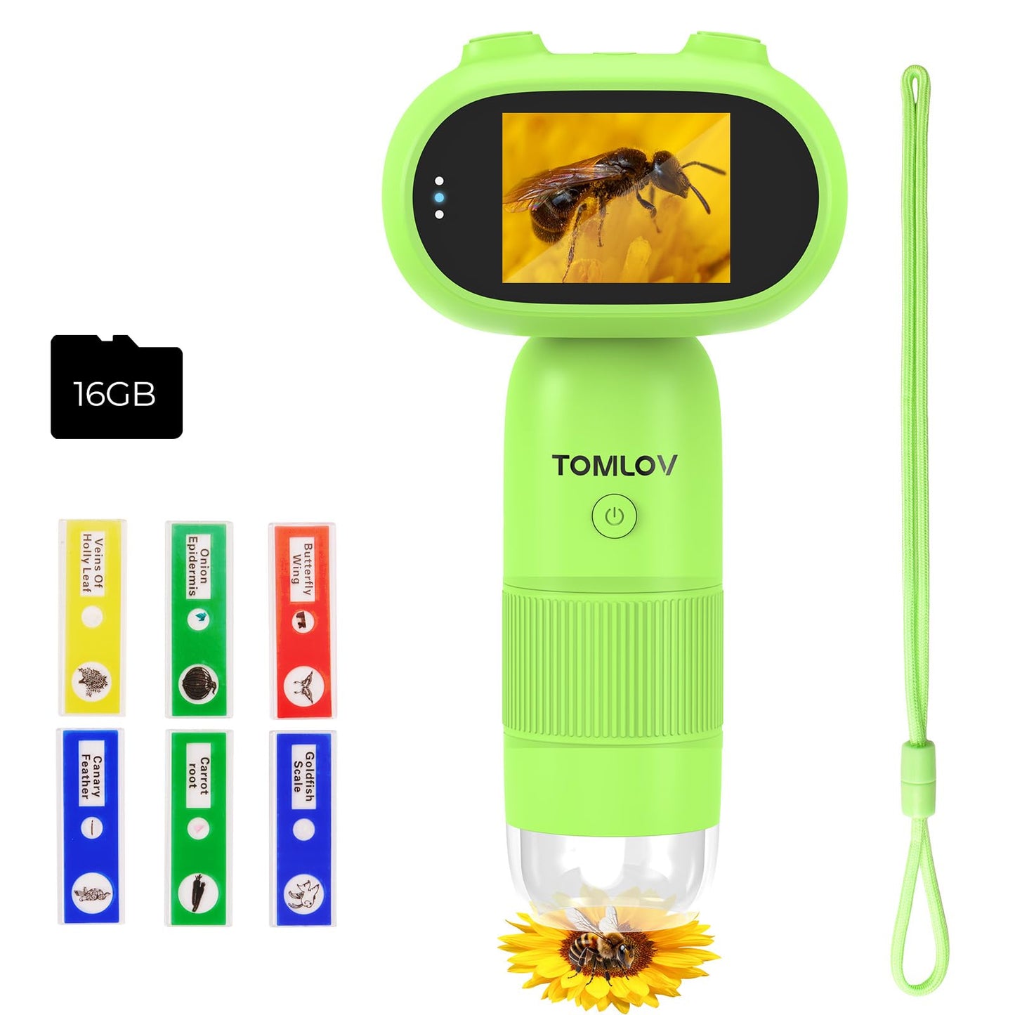 TOMLOV P30 1000X Kids Microscope