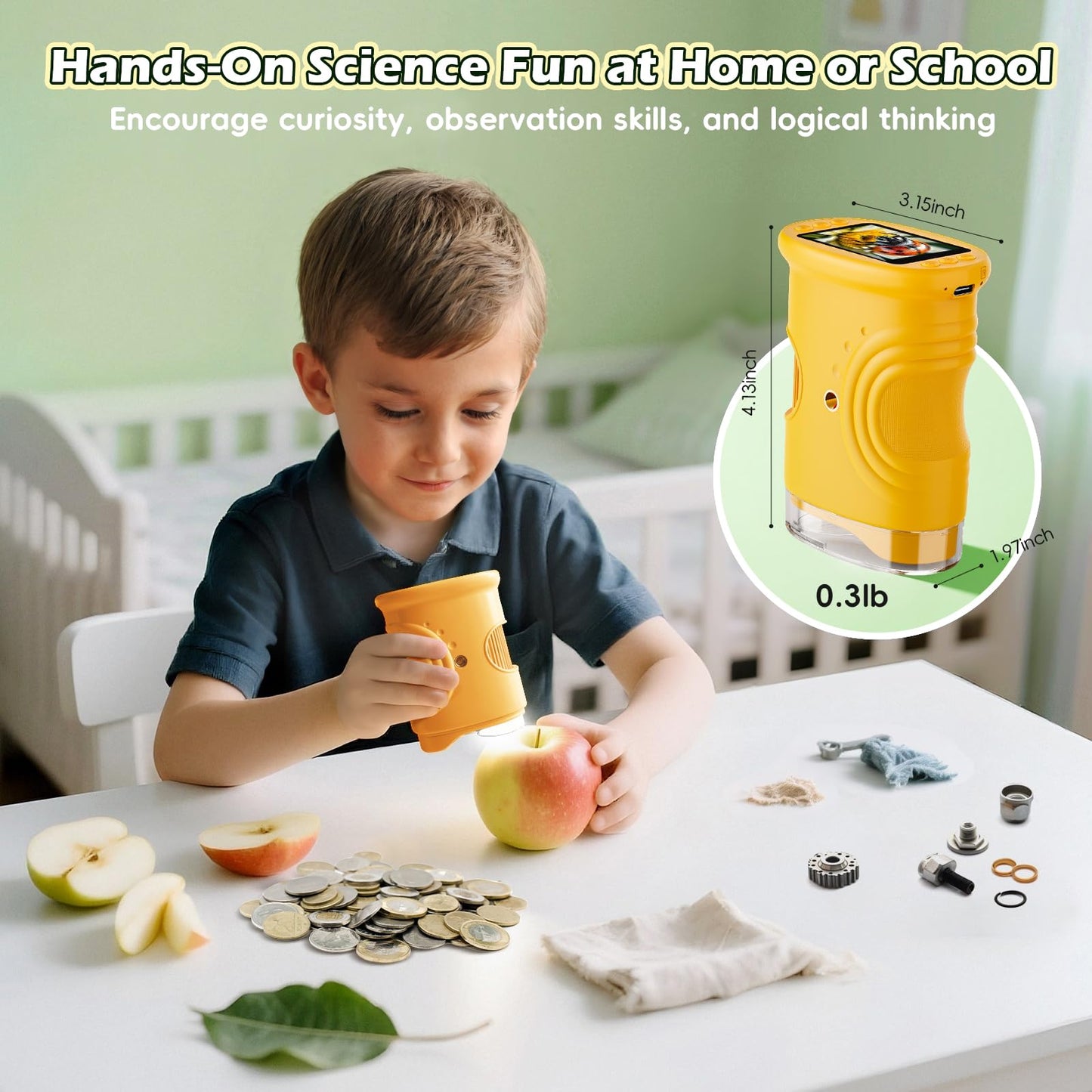 Kids 1000X Digital Pocket Microscope