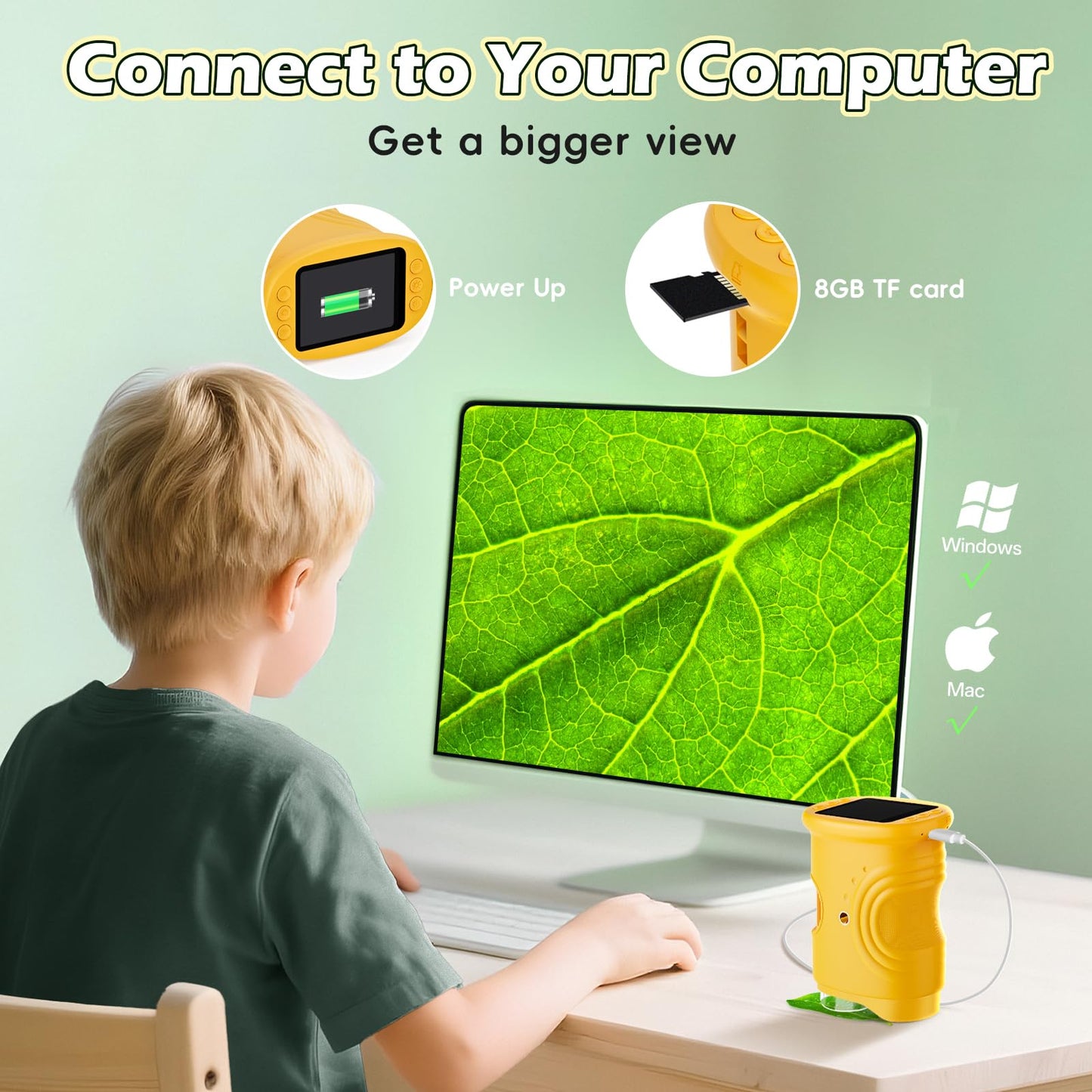 Kids 1000X Digital Pocket Microscope