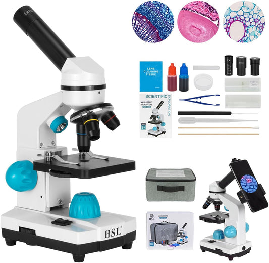 HSL 40X-2000X Kids Microscope Set