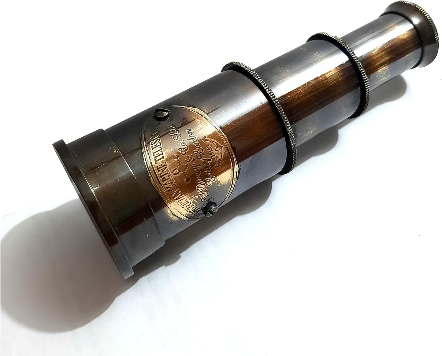 Brass Spyglass Telescope with Box