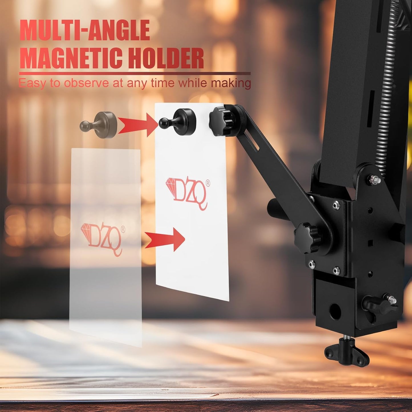 DZQ Microscope Stand with LED Light