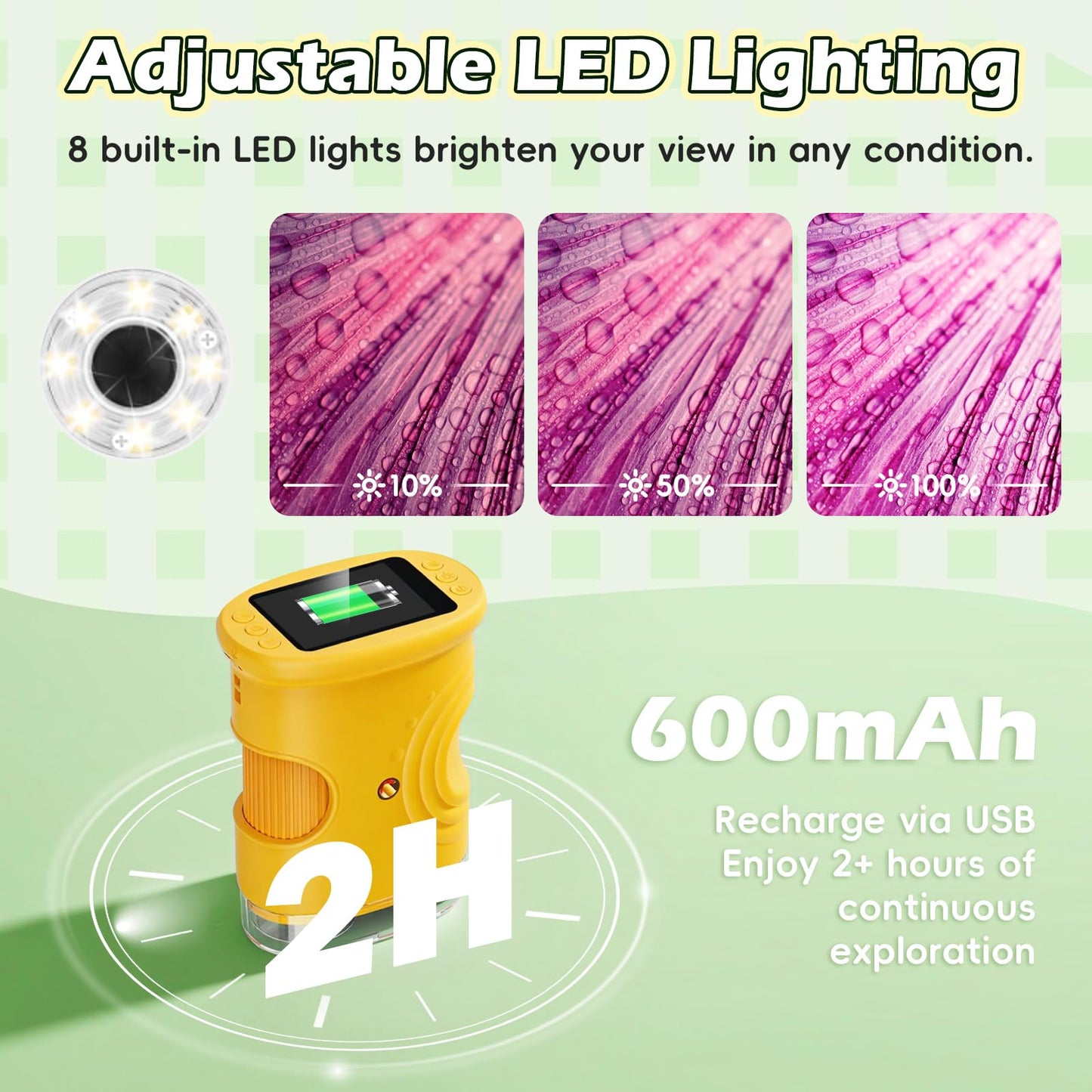 Kids 1000X Digital Pocket Microscope