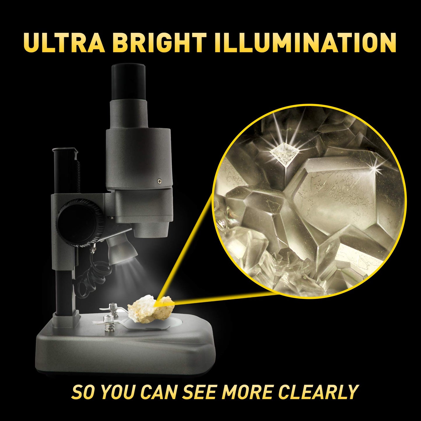 Nat Geo Dual LED Kids Microscope Kit – 50+ pcs