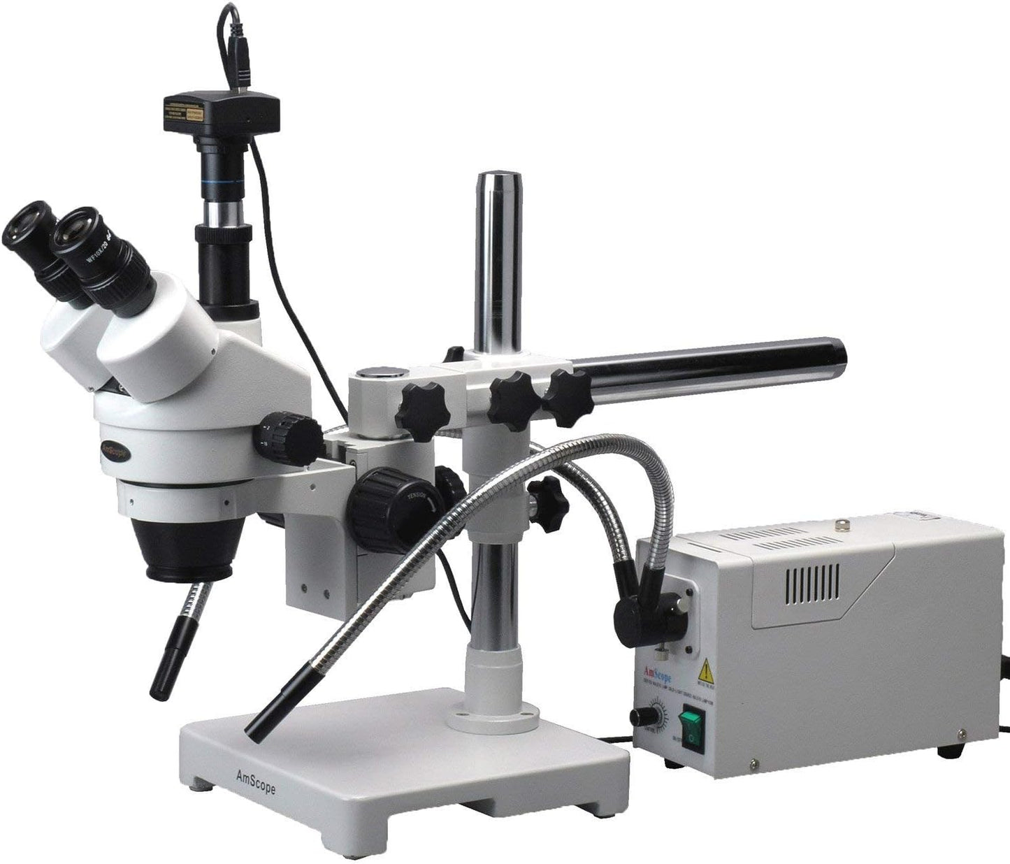 AmScope SM-3TZ Trinocular Zoom Microscope