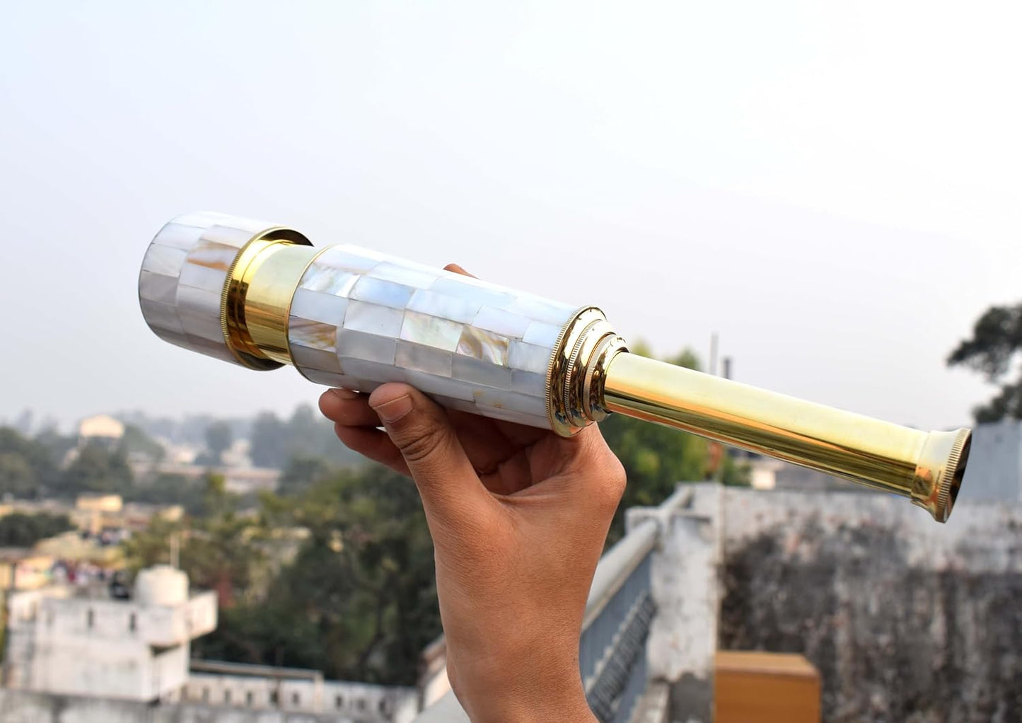 Pirate Brass Collapsible Monocular