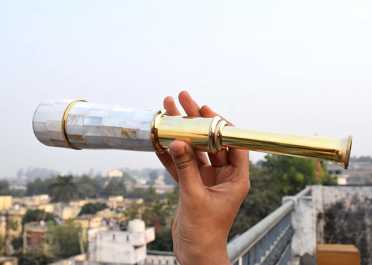 Pirate Brass Collapsible Monocular