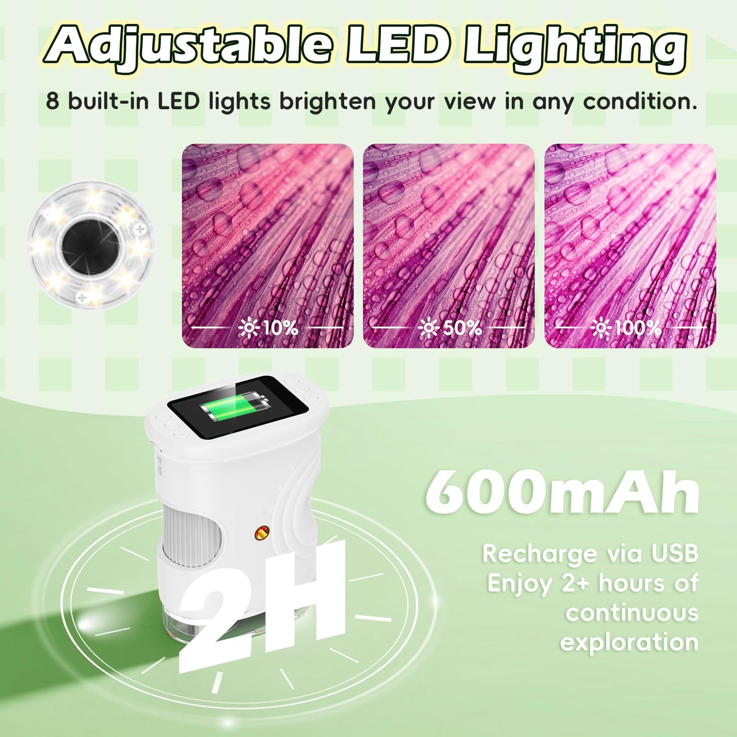 Kids 1000X Digital Pocket Microscope