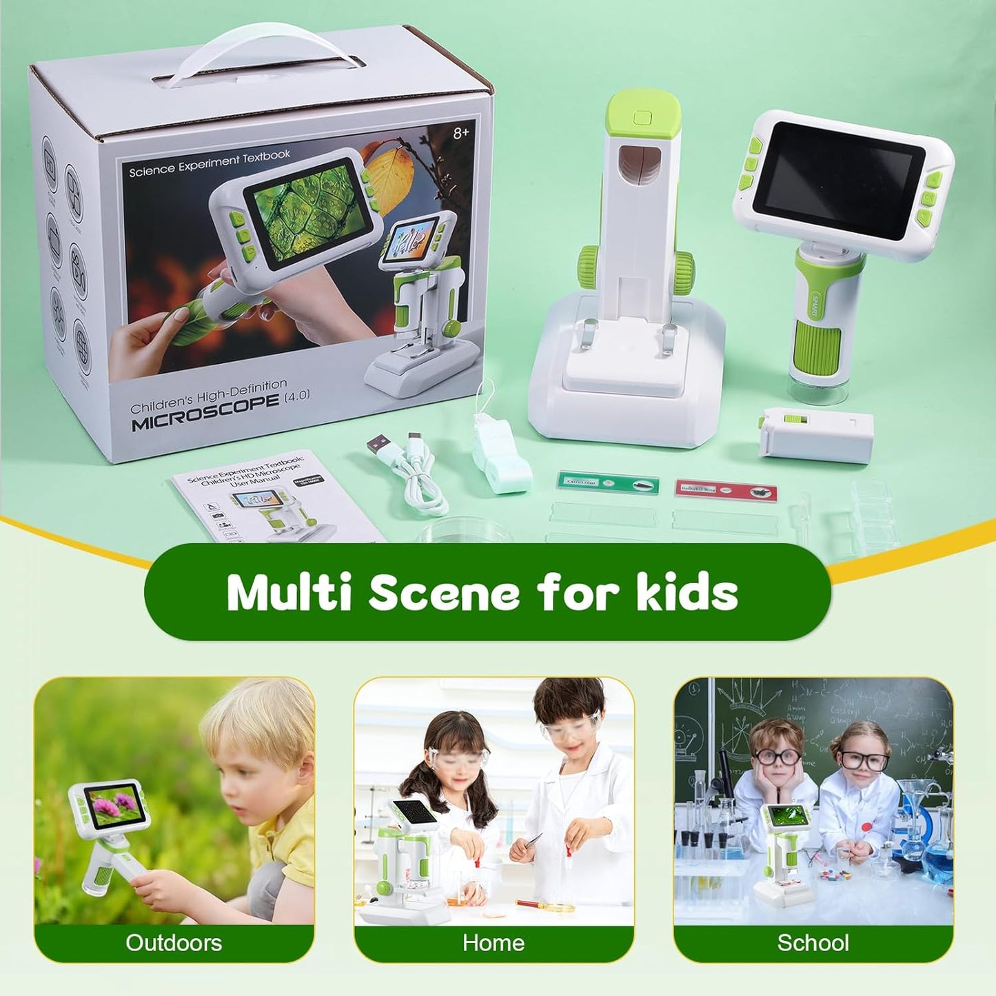 1600X Kids Digital Microscope