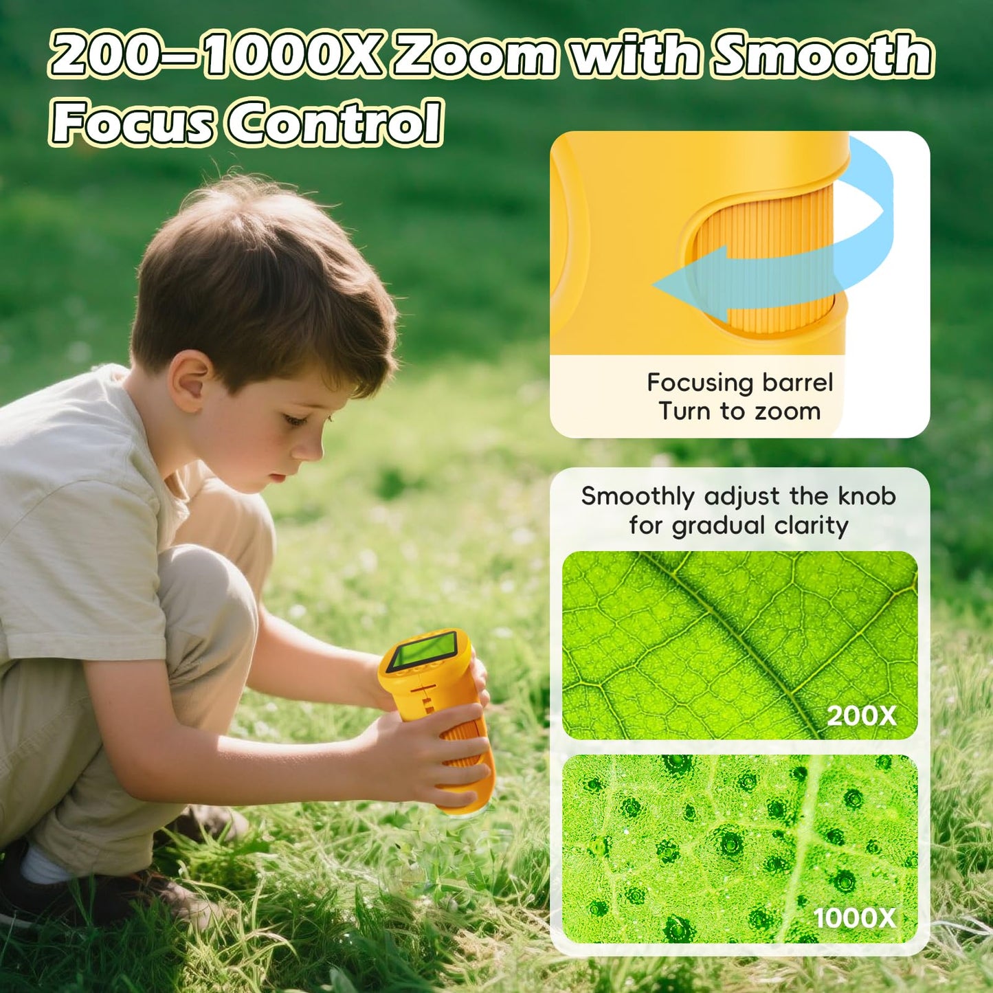 Kids 1000X Digital Pocket Microscope