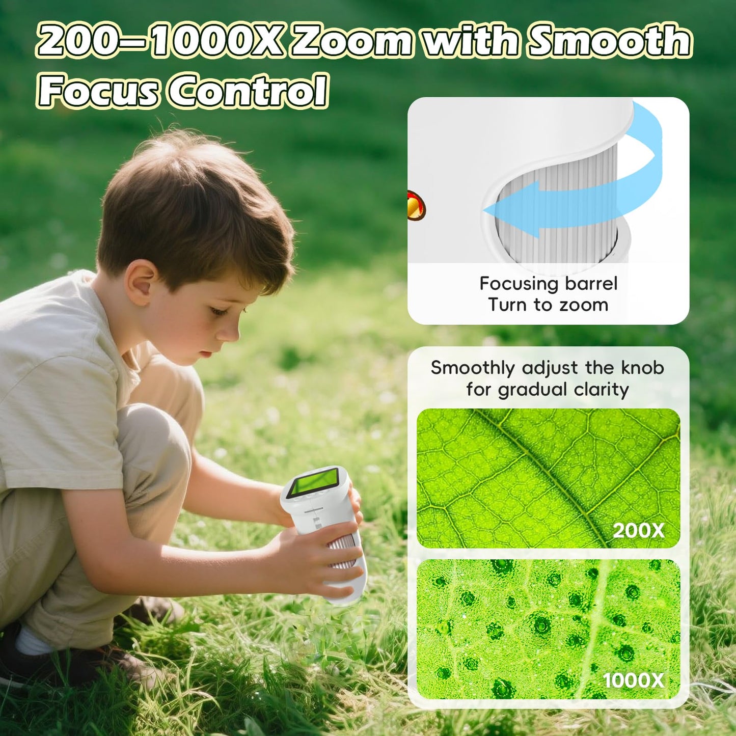 Kids 1000X Digital Pocket Microscope